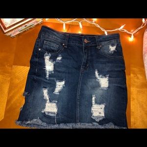Denim skirt